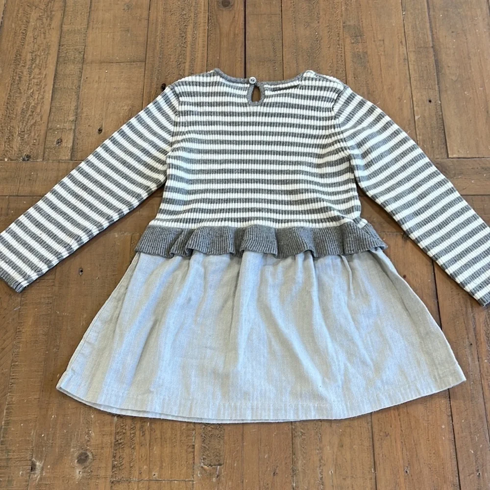 Zara gray striped dress - Picture 5 of 6